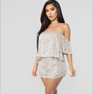 Sequin romper